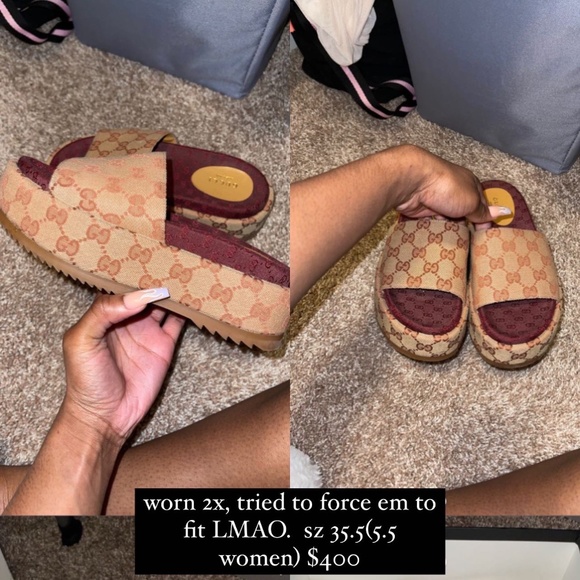 Gucci Shoes - Womens original G G slide sandal